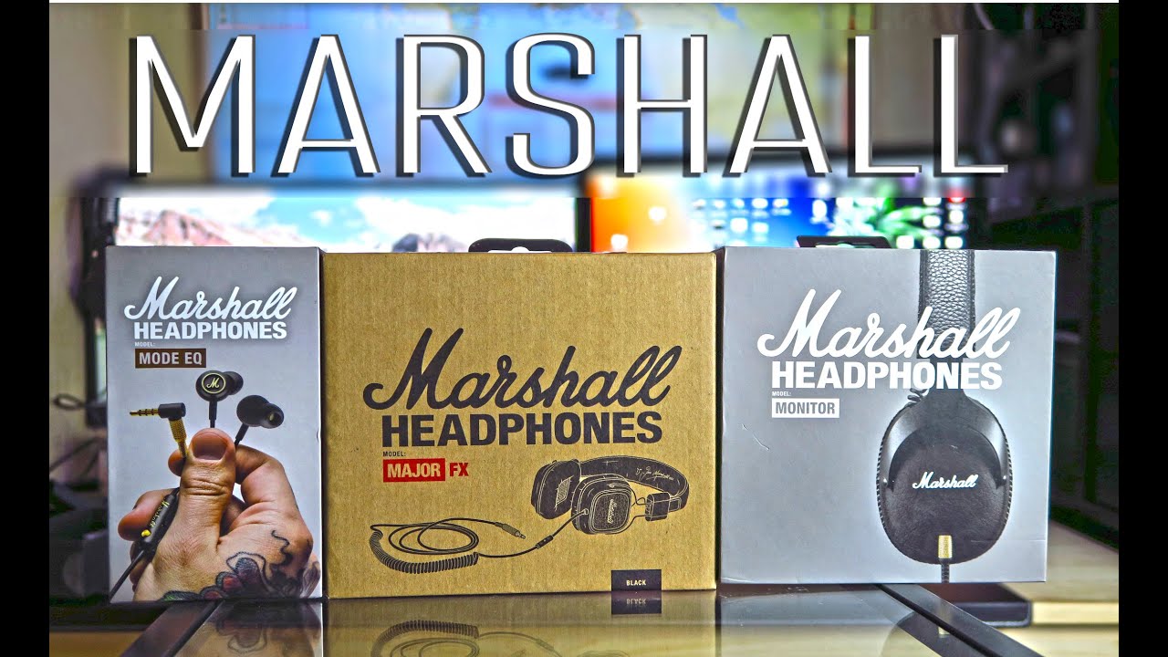 Наушники Marshall Monitor, черный