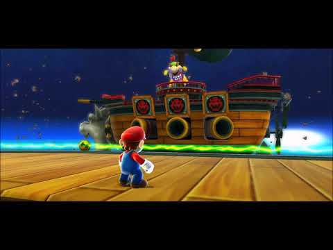 Super Mario Galaxy - Bowser Jr.'s Airship Armada - Sinking the Airships