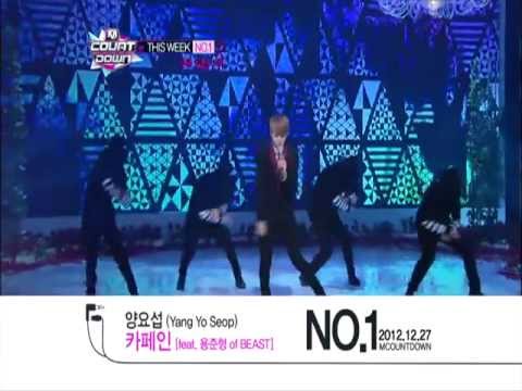 Mcountdown This Week #1 - 양요섭 Yang Yo Seob "카페인 Caffeine" (2012.12.27)