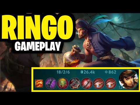 RINGO WP BOT - INTENSE GAME WITH ENEMY CP CAINE | VAINGLORY 5V5 |