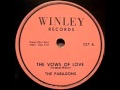 PARAGONS  The Vows of Love  1957