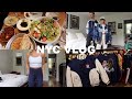 NYC VLOG: Thrift with Us, Lounge Wear Try on Haul, Yankees Game