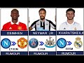 Latest Transfer rumours 2023 | Osimhen, Messi, Mbappé, Haaland and Neymar, kvaratskeila