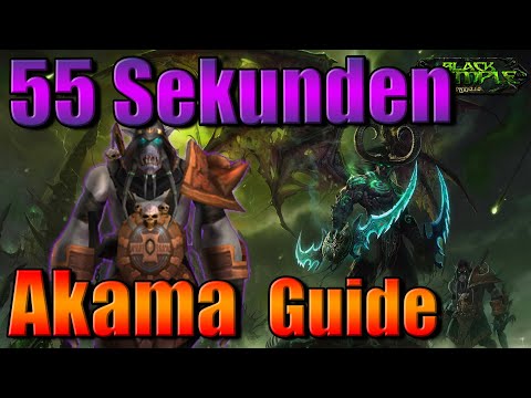 Akama in 55 Sekunden -  Schwarzer Tempel - Boss Guide (Deutsch)