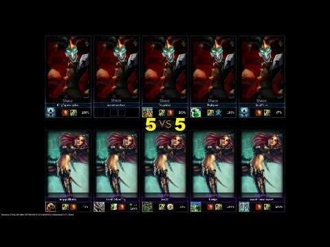 League of Legends One for All Katarina VS Shaco
