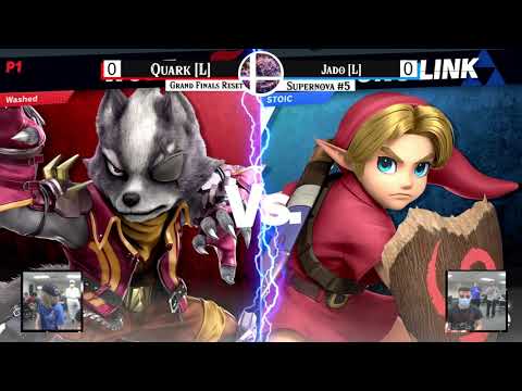 Jado (Young Link) vs Quark (Wolf/Mr.GnW) Grand Finals - Supernova 5