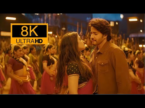 8k Ultra HD song 60fps kurchi madatapeti (Telugu)full resolution 4k Guntur karam mahesha #IFI#new