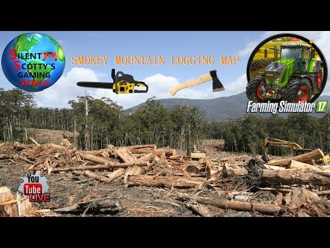Farming Sim 17 On PC | Smokey Mountain Logging Map | Wheel Cam