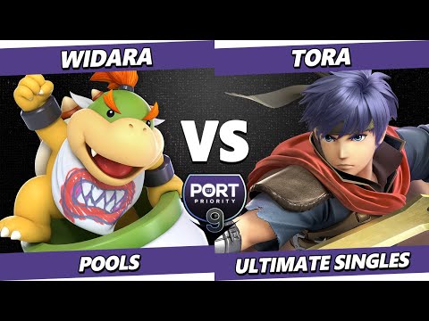 Port Priority 9 - Widara (Bowser Jr.) Vs. Tora (Ike) Smash Ultimate - SSBU