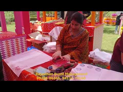 Wedding Carnival Block Printing Stall – Wedding Carnival & Fun Activities Kumbhalgarh Rajasthan