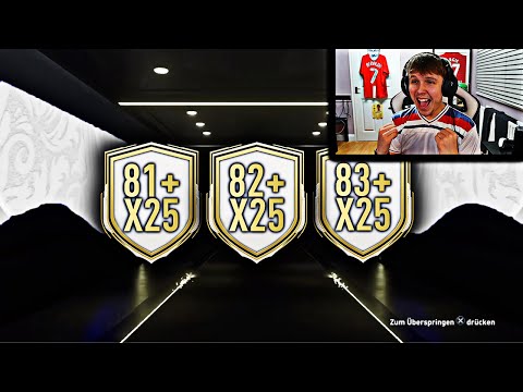 THESE PACKS ARE CLASS! TEN 81/82/83+ X25 ICON SWAP PACKS!!! #FIFA21