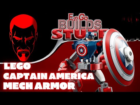 LEGO Avengers Captain America Mech Armor: EmGo Builds Stuff