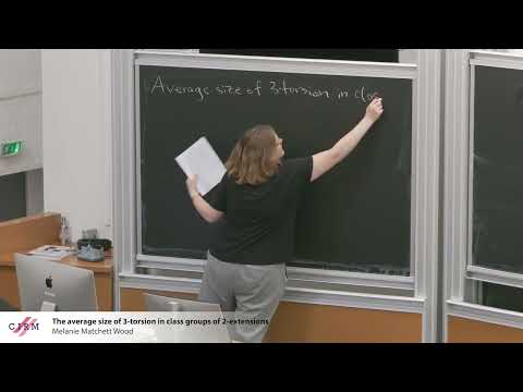 Melanie Matchett Wood: The average size of 3-torsion in class groups of 2-extensions