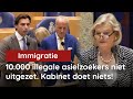 10.000 illegale asielzoekers niet uitgezet. Kabinet doet niets!