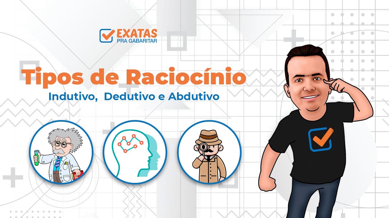 TIPOS DE RACIOCÍNIO | DEDUÇÃO, INDUÇÃO E ABDUÇÃO.