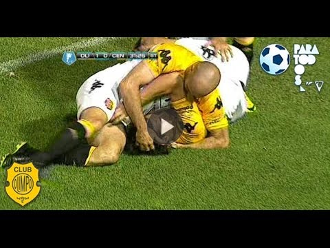 Gol de Gissi. Olimpo 1 - R. Central 0. Fecha 17. Torneo Inicial 2013. Fútbol Para Todos.