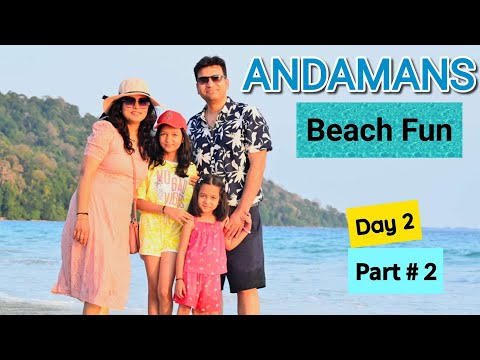 ANDAMANS - Beach Masti  | Day 2 Masti Continued... 🚢🏖️🏄‍♀️🤩  | Travel Vlog | Aayu and Vanu