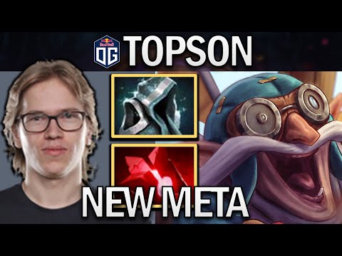 OG.TOPSON GYROCOPTER - NEW META BUILD WITH ETERNAL SHROUD - DOTA 2 GAMEPLAY
