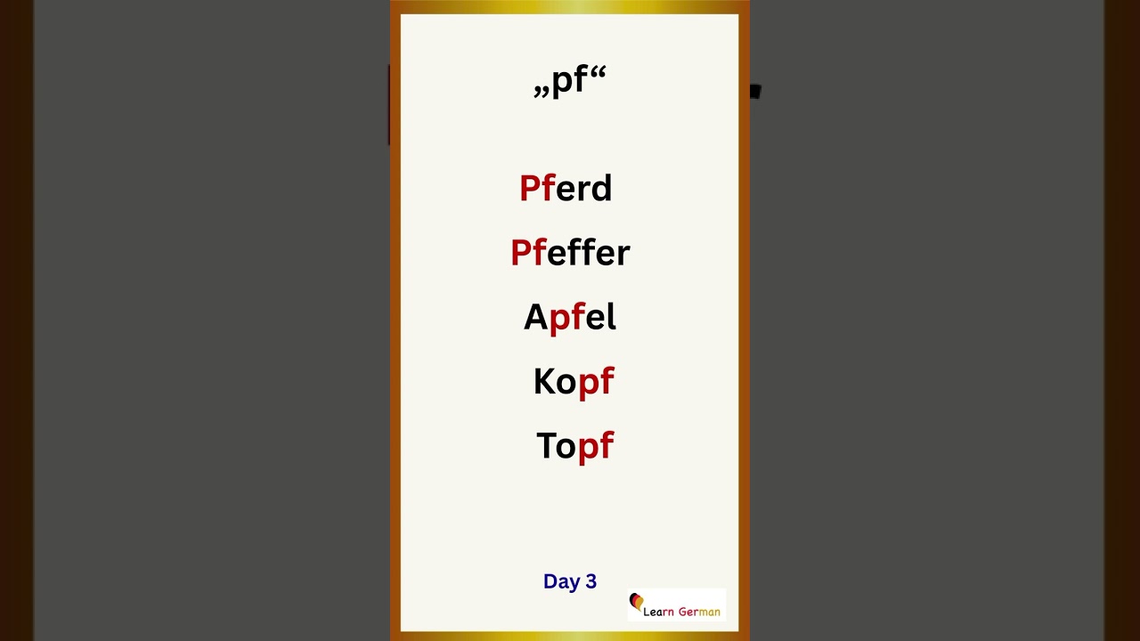 Day 3: Is it a W or a V? (The German Lip-Tooth Quartet) 🦷