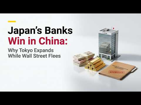 How Japan's Banks Are Winning in China While Wall Street Flees