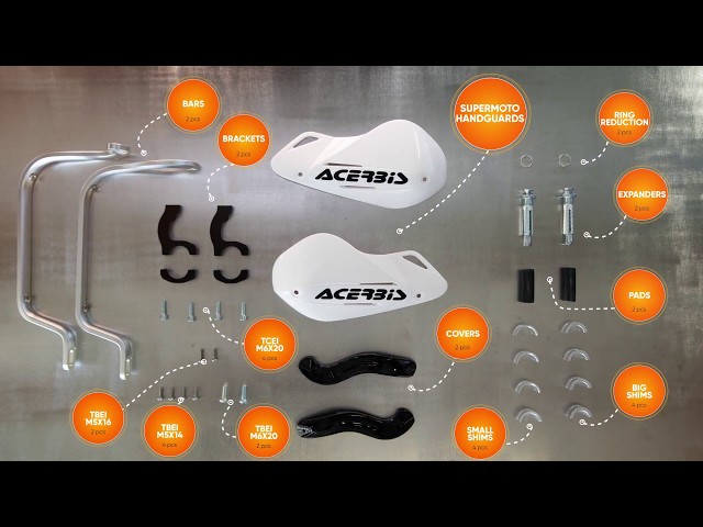 Acerbis Supermoto X-Strong Hand Guards Black 3