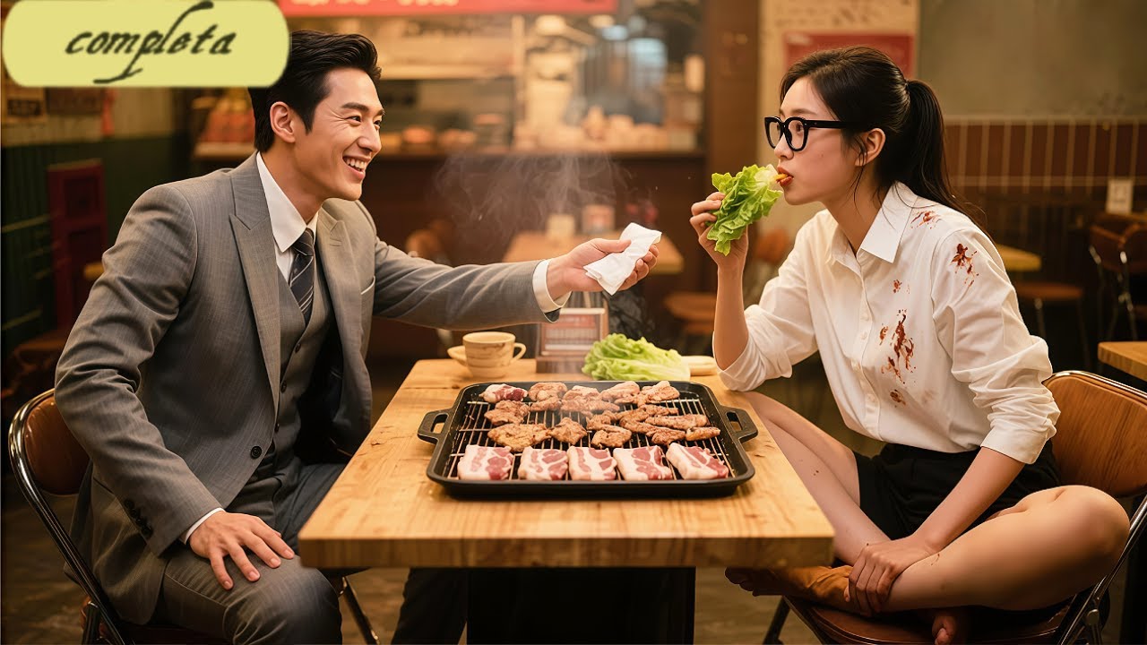 ¡CEO cansado de falsas chicas de buenos modales, pero el amor chica comer comida de calle a 1vista!