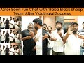 Actor Soori Funny Conversation With Baba Black Sheep Team Black Sheep RajMohan Arumugam Soori