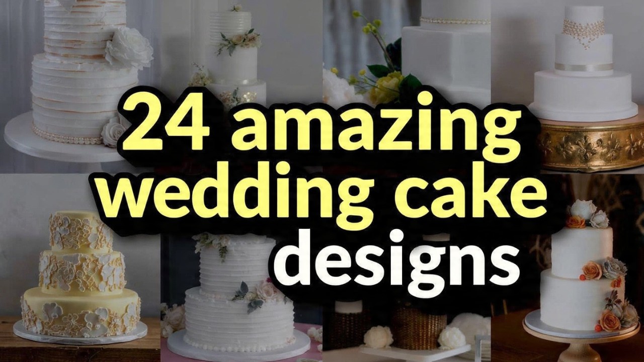 24 Stunning Wedding Cake Designs You’ll Love!