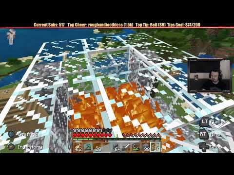 Minecraft  Chill Stream  Feb  1, 2019 pt3   FINISHING the Lighthouse and Fishing!