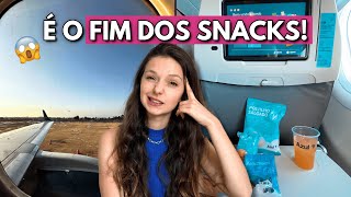 É o fim dos lanchinhos! AZUL vai REDUZIR os snacks do serviço de bordo