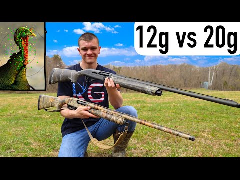 Turkey Hunting 12 Gauge vs 20 Gauge Shotgun!