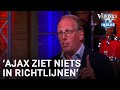 'Ajax ziet niets in richtlijn en staat veel lager percentage van inkomsten af' | VERONICA INSIDE