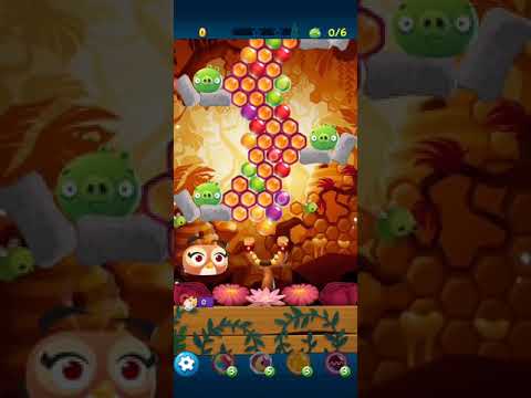 Angry birds pop bubble shooter level 117 3 STARS NO BOOSTER