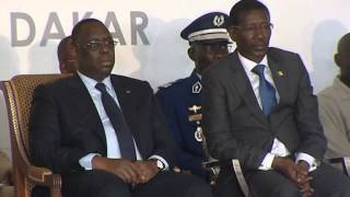 Cérémonie pose première pierre université Amadou Macktar Mbow de Dakar UAM (2me partie)