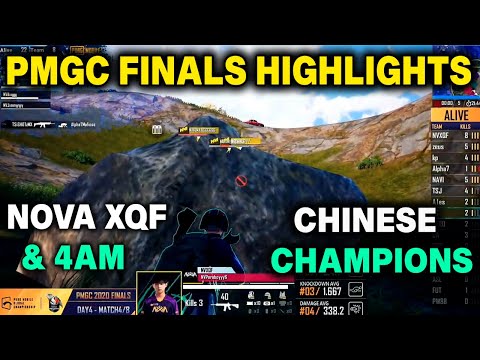 PMGC FINALS HIGHLIGHTS | NOVA XQF & 4AM Domination | PubG Mobile Global Championship | Day 4
