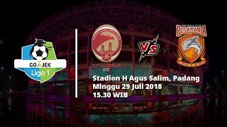 Jadwal Live Streaming O Channel Sriwijaya FC vs Borneo FC Pukul 15.30 WIB