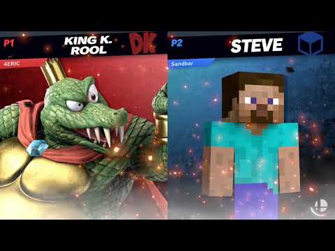EDM | KirbyKid (King K. Rool) vs Sandbar (Steve) - The Laffy Invitational (Winner's Round 3)