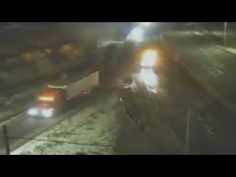 Semi rollover closes I-70 eastbound at Idaho Springs