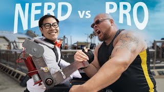 I built an Exoskeleton to challenge Pro Arm Wrestlers
