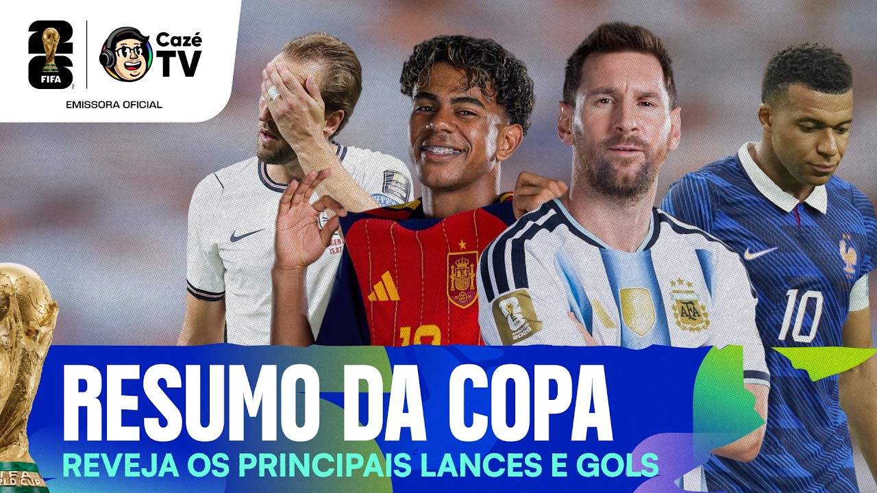 RESUMO DA COPA! RELEMBRE A TRAJETÓRIA DOS FINALISTAS DA COPA DO MUNDO FIFA™ 2026!