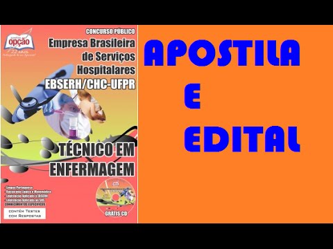 Edital e Apostila Concurso EBSERH PR 2015 Técnico em Enfermagem