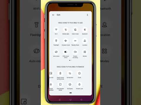 How to Customize Notification Bar/Drag Icon/Remove and Add/Notification Bar Setting Add/#Setting
