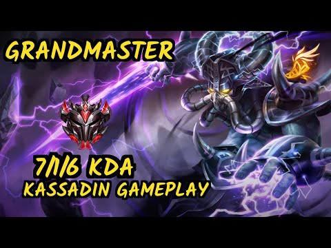 Voyboy (KASSADIN) - 7/1/6 KDA GAMEPLAY - NA Ranked GRANDMASTER