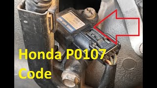How to Fix Honda P0107:  Manifold Absolute Pressure (MAP) Sensor Circuit Low Voltage