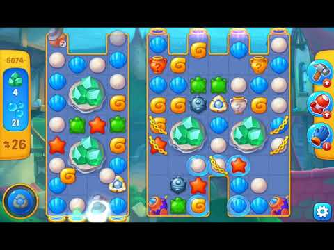Fishdom 2021 - Level 6074   #playrix #fishdom #gaming