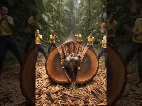 rescue giant dragonfly from large log #insects  #funny #shorts