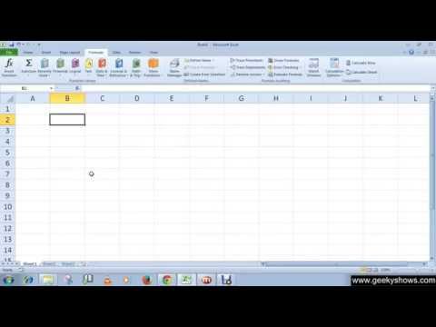 Microsoft Office Excel 2010 Functions Function Library Insert a Function