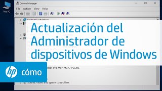 Actualización del Administrador de dispositivos de Windows