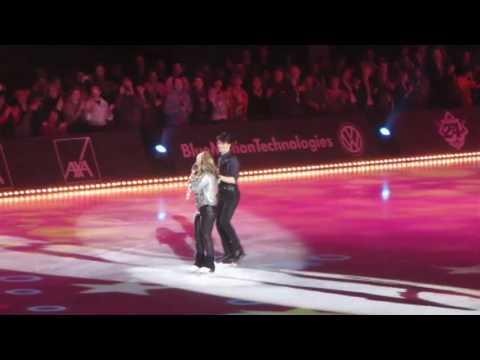 Stéphane Lambiel quad toeloop and skating with Anastacia @ Art on Ice 2010