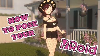 Tutorial: How to pose your Vroid model - 3 ways!